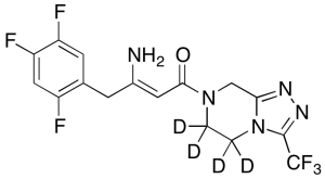 (2Z)-4-Oxo-4-[3-(trifluoromethyl)-5,6-dihydro-[1,2,4]triazolo[4,3-a]pyrazin-7(8H)-yl]-1-(2,4,5-trifluorophenyl)but-2-en-2-amine-d4