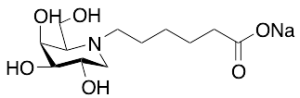 N-5-Carboxypentyl-1-deoxygalactonojirimycin Sodium Salt