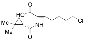 (2Z)-7-Chloro-2-[[[(1S)-2,2-dimethylcyclopropyl]carbonyl]amino]-2-heptenoic Acid
