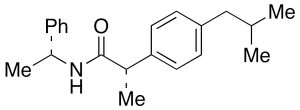 (R,S)-N-(1-Phenylethyl) Ibuprofen Amide