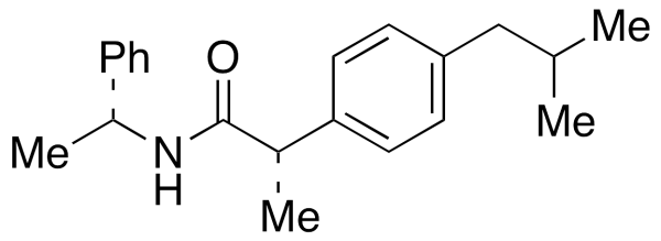 (R,S)-N-(1-Phenylethyl) Ibuprofen Amide