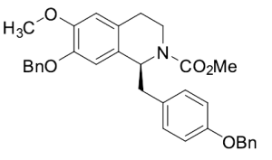 Dibenzyloxy (+)-S-N-Methylcoclaurine-2(1H)-Carboxylate