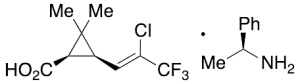 (1R-cis)-3-(2-Chloro-3,3,3-trifluoro-1-propenyl)-2,2-dimethylcyclopropanecarboxylic Acid (S)-a-methylbenzenemethanamine