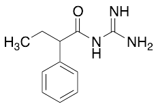 2-Phenyl-2-ethyl-acetyl-guanidine