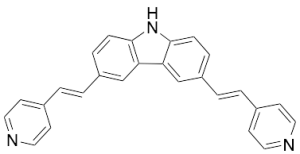 3,6-Bis[2-(4-pyridinyl)ethenyl]-9H-carbazole