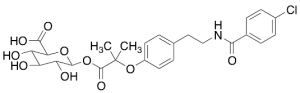 Bezafibrate 1-O-beta-Glucuronide