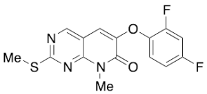 6-(2,4-Difluorophenoxy)-8-methyl-2-(methylthio)pyrido[2,3-d]pyrimidin-7(8H)-one