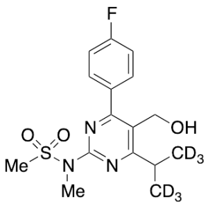 N-[4-(4-Fluorophenyl)-5-hydroxymethyl-6-isopropylpyrimidin-2-yl]-N-methylmethanesulfonamide-d6
