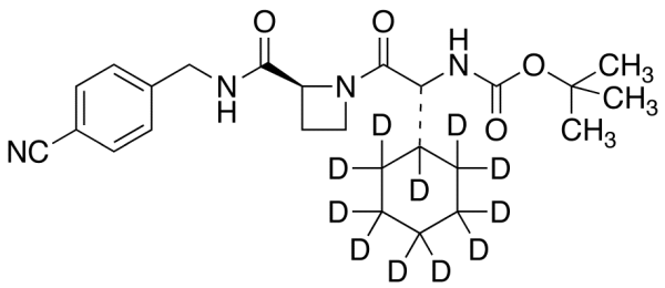 1-[(2R)-N’-Boc-2-amino-2-cyclohexylacetyl]-N-(4’-cyanobenzyl)-2-L-azetidinecarboxamide-d11