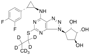 Deshydroxyethoxy Ticagrelor-d7