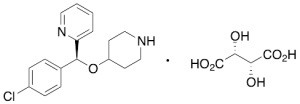 2-[(S)-(4-Chlorophenyl)(4-piperidinyloxy)methyl]pyridine L-Tartrate