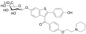 Raloxifene 6-Beta-D-Glucuronide Lithium Salt