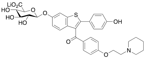 Raloxifene 6-Beta-D-Glucuronide Lithium Salt