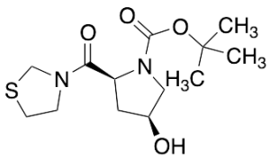 4-Des((3-methyl-1-phenyl-1H-pyrazol-5-yl)-1-piperazinyl)-4-hydroxy-N-(tert-butyl formate) Teneligliptin