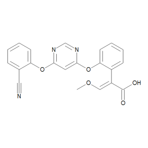 (E)-2-(2-((6-(2-Cyanophenoxy)pyrimidin-4-yl)oxy)phenyl)-3-methoxyacrylic Acid