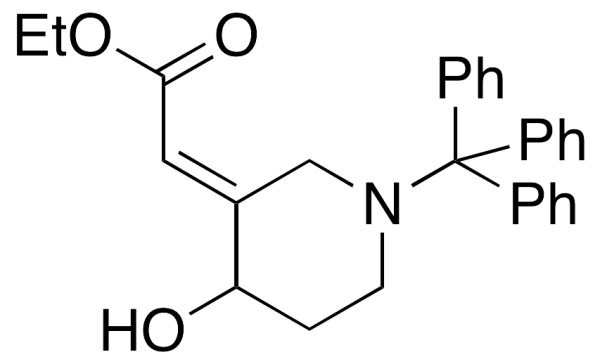 rac- (2E)-3-[(Ethoxycarbonyl)methylene]-1-trityl-4-piperidinol