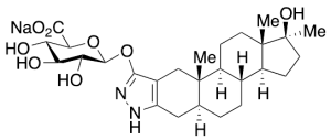3'-Hydroxy Stanozolol Glucuronide Sodium Salt