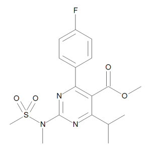 Methyl 4-(4-Fluorophenyl)-6-isopropyl-2-[N-methyl-N-(methylsulfonyl)amino]pyrimidine-5-carboxylate