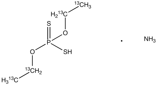 O,O-Diethyl Dithiophosphate-13C4 Ammonium Salt
