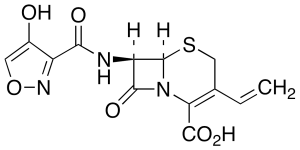 (6R,7R)-7-(4-Hydroxyisoxazole-3-carboxamido)-8-oxo-3-vinyl-5-thia-1-azabicyclo[4.2.0]oct-2-ene-2-car