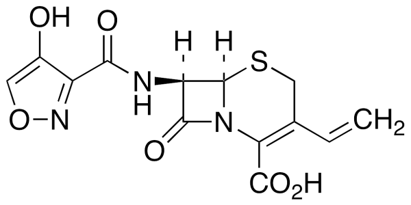 (6R,7R)-7-(4-Hydroxyisoxazole-3-carboxamido)-8-oxo-3-vinyl-5-thia-1-azabicyclo[4.2.0]oct-2-ene-2-car