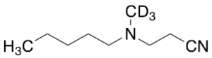 3-(N-Methyl-N-pentyl-amino)propionitrile-d3
