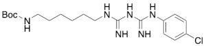tert-Butyl (6-(3-(N-(4-Chlorophenyl)carbamimidoyl)guanidino)hexyl)carbamate