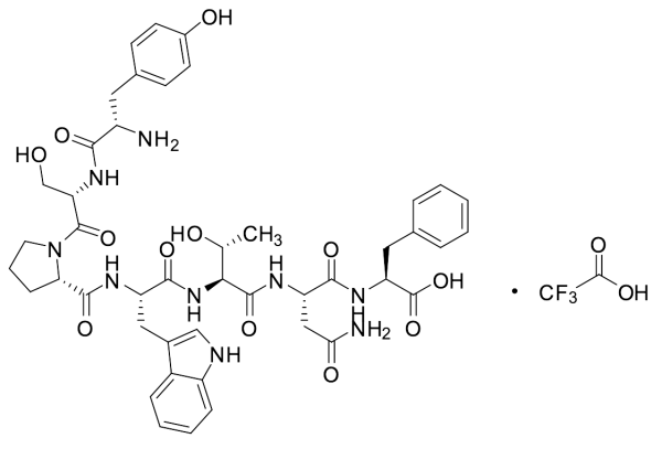 H-Tyr-Ser-Pro-Trp-Thr-Asn-Phe-OH Trifluoroacetate Salt
