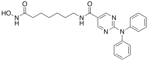 2-(Diphenylamino)-N-[7-(hydroxyamino)-7-oxoheptyl]-5-pyrimidinecarboxamide