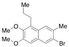 6-Bromo-2,3-dimethoxy-7-methyl-1-propylnaphthalene