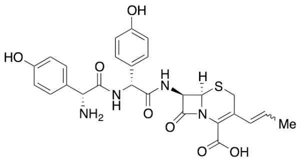 Di-2-(Hydroxyphenyl)acetamido Cefprozil (Mixture of E/Z isomers)