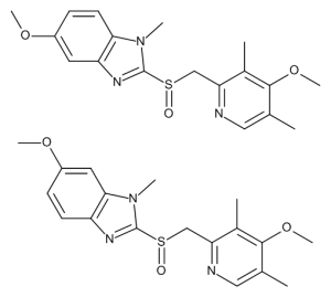 N-Methyl Omeprazole (Mixture of isomers with the methylated nitrogens of imidazole)