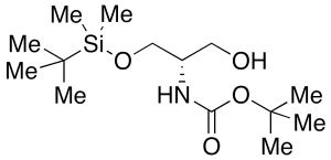 [(1S)-2-[[(tert-Butyl)dimethylsilyl]oxy]-1-(hydroxymethyl)ethyl]-carbamic Acid tert-Butyl Ester