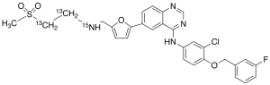 Lapatinib-13C2,15N
