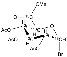 Acetobromo-alpha-D-glucuronic Acid-13C6 Methyl Ester