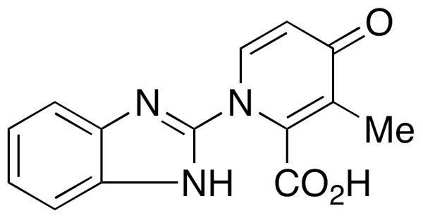 1-(1H-Benzo[d]imidazol-2-yl)-3-methyl-4-oxo-1,4-dihydropyridine-2-carboxylic acid (>75%)
