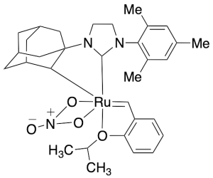 [2-(1-Methylethoxy-O)phenylmethyl-C](nitrato-O,O′){rel-(2R,5R,7S)-tricyclo[3.3.1.13,7]decane-2,1-diyl[3-(2,4,6-trimethylphenyl)-1-imidazolidinyl-2-ylidene]}ruthenium