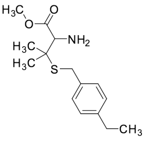 Methyl 2-Amino-3-((4-ethylbenzyl)thio)-3-methyl Butanoate