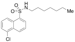 N-(N-Heptyl)-5-chloro-1-naphthalenesulfonamide