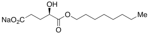 (2R)-2-Hydroxyglutaric Acid Octyl Ester Sodium Salt