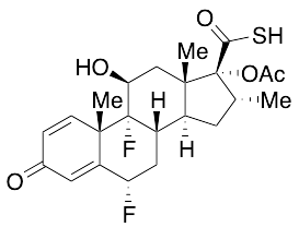 (6a,11b,16a,17a)-17-(Acetyloxy)-6,9-difluoro-11-hydroxy-16-methyl-3-oxo-androsta-1,4-diene-17-carbothioic Acid