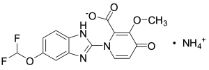 1-(5-(Difluoromethoxy)-1H-benzo[d]imidazol-2-yl)-3-methoxy-4-oxo-1,4-dihydropyridine-2-carboxylic Acid Ammonium Salt