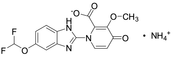 1-(5-(Difluoromethoxy)-1H-benzo[d]imidazol-2-yl)-3-methoxy-4-oxo-1,4-dihydropyridine-2-carboxylic Acid Ammonium Salt