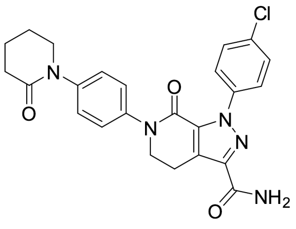 1-(4-Chlorophenyl)-7-oxo-6-[4-(2-oxopiperidin-1-yl)phenyl]-4,5-dihydropyrazolo[3,4-c]pyridine-3-carboxamide