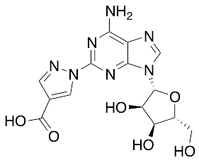 1-(6-Amino-9-b-D-ribofuranosyl-9H-purin-2-yl)-1H-pyrazole-4-carboxylic acid