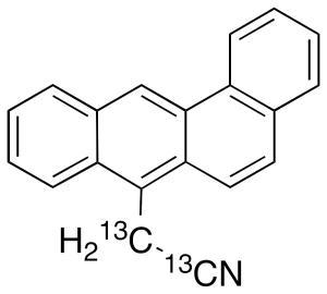 Benz[a]anthracene-7-acetonitrile-13C2