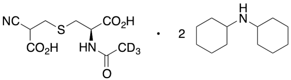 N-Acetyl-S-(2-cyanocarboxyethyl)-L-cysteine-d3 Bis(dicyclohexylamine) Salt