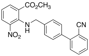 2-[[(2'-Cyano[1,1'-biphenyl]-4-yl)methyl]amino]-3-nitro-benzoic Acid Methyl Ester