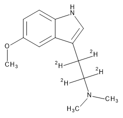5-Methoxy-N,N-dimethyl-1H-indole-3-ethan-Alpha,Alpha,Beta,Beta-d4-amine