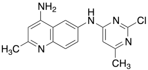 N6-(2-Chloro-6-methyl-4-pyrimidinyl)-2-methyl-4,6-quinolinediamine